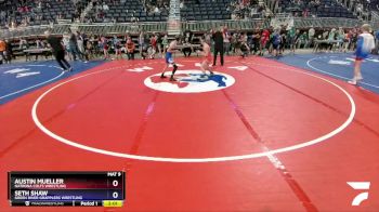92 lbs Semifinal - Austin Mueller, Natrona Colts Wrestling vs Seth Shaw, Green River Grapplers Wrestling