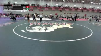 157 lbs Cons. Round 2 - Caleb Cox, Wheaton vs Cael Palmer, Wheaton