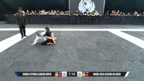 MARIA JULIA OLIVEIRA DA SILVA vs ISABELA VITORIA ALMEIDA BRITO 2026 CBJJE Brazilian Jiu-Jitsu Championship