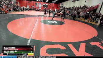 215 lbs Cons. Round 3 - Cully Nelson, Machesney Park (HARLEM) vs Jamal Jones Jr, Plainfield (SOUTH)