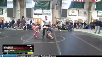 92 lbs Round 3 (4 Team) - Will Detar, PA Alliance White vs Zane Crouse, Eagle X