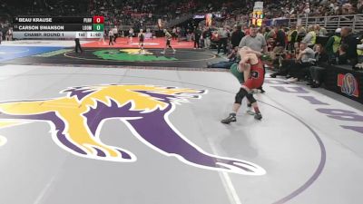Champ. Round 1 - Carson Swanson, Loomis vs Beau Krause, Plainview