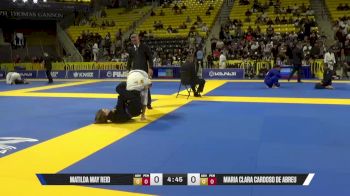 Maria Clara Cardoso De Abreu vs Matilda May Reid 2025 World Jiu-Jitsu IBJJF Championship