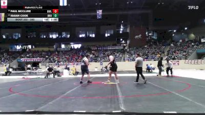 285 lbs Champ. Round 2 - Isaiah Cook, Ohio County vs Paul McClure, Boyle County