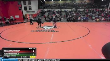 150 lbs Champ. Round 3 - Connor Schultz, Frankfort (LINCOLN-WAY EAST) vs Treshon Williams, Carol Stream (GLENBARD NORTH)