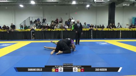 Zaid Hussein vs Damiano Grillo 2026 Pan IBJJF Jiu-Jitsu No-Gi Championship