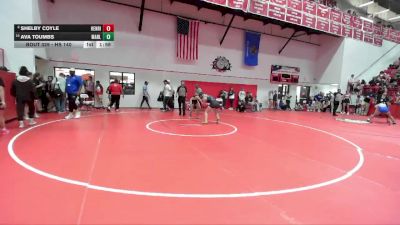 HS 140 lbs Champ. Round 2 - Ava Toumbs, MARLOW vs Shelby Coyle, Henrietta