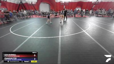 92 lbs Cons. Round 3 - Levi Kuenzli, X-Factor Elite Wrestling vs Finnigan Fox, Team Nazar Training Center