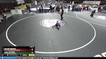 49 lbs Semifinal - Jase Dalton, California Grapplers vs Jacob Medina, Red Star Wrestling Academy