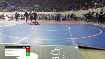 92 lbs Quarterfinal - Keaton Dietz, Stillwater vs Hayden Vandagriff, Duncan Middle School
