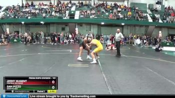 141 lbs Cons. Round 2 - Jimmy Nugent, Central Michigan vs Sam Pizzo, Unattached