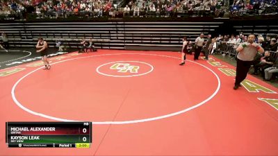 126 lbs Semifinal - Michael Alexander, Uintah vs Kayson Leak, Sky View