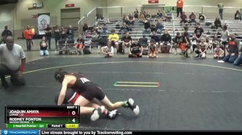 77 lbs Round 2 (4 Team) - Rodney Ponton, Hudson Orange vs Joaquin Amaya, Lapeer