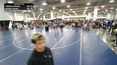 164+ lbs Cons. Sub-semis - Destiney Pelton, Utah vs Rickelle Collins, Utah