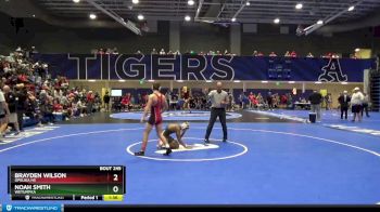 132 lbs Quarterfinal - Brayden Wilson, Opelika Hs vs Noah Smith, Wetumpka
