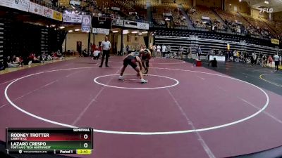 184 lbs Semifinal - Rodney Trotter, Labette CC vs Lazaro Crespo, Fort Hays Tech Northwest