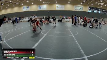 84 lbs Round 2 (6 Team) - Liam Hinton, Mat Assassins Black vs Chris Sanchez, Buxton