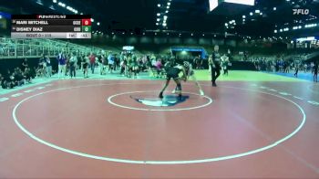 115 lbs Cons. Round 3 - Mari Mitchell, Ocoee vs Disney Diaz, Osceola (Kissimmee)