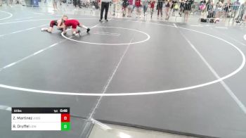 61 lbs Consolation - Zac Martinez, Juggernaut WC vs Brantley Druffel, Lionheart WC
