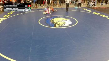 145 lbs Champ. Round 2 - Madison Minson, Unattached vs Savannah Burns, Bolingbrook