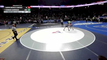 I-108 lbs Semifinal - Austin Bronco Campsey, East Hampton vs Connor Sheridan, Hauppauge