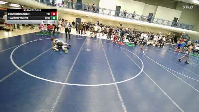 126 lbs Quarterfinal - Evan Brubaker, Talons Wrestling Club vs Ayden Tokita, East Idaho Elite Wrestling Clu