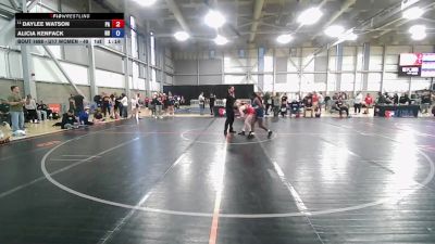 U17 Women - 49 lbs Cons. Round 6 - Daylee Watson, PA vs Alicia Kenfack, ND