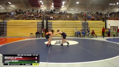 117-129 lbs Round 2 - Brantley Gatchel, Wabash Apache WC vs Logan Brobst, HSE WC