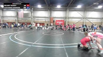 51 kg Rr Rnd 7 - Delaney Tackett, Lady Warriors United - GK8E vs Alexandria Skidmore, South Hills Wrestling Academy - GK8E