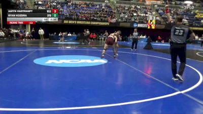 157 lbs Prelim - Jaryn Hartranft, Wilkes vs Ryan Kozdra, Springfield