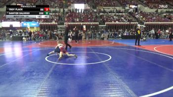 70 lbs Champ. Round 1 - Sawyer Salusso, Butte Wrestling Club vs Troy Flack, Bozeman Wrestling Club