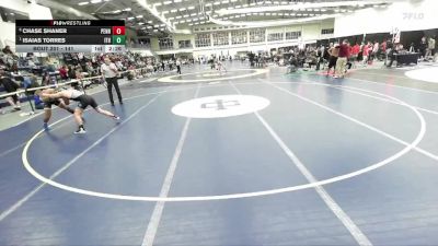 141 lbs Quarterfinal - Isaias Torres, Ithaca vs Chase Shaner, Pennsylvania College Of Technology