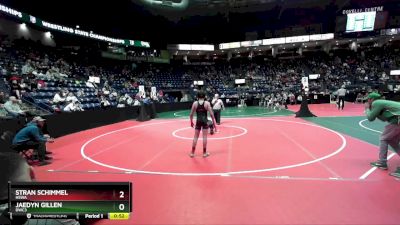 120 lbs Quarterfinal - Jaedyn Gillen, DWC3 vs Stran Schimmel, HSWA