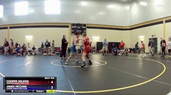 132 lbs Champ. Round 1 - Cooper Wilkins, Portage Wrestling Club vs Owen Mccann, Snider Wrestling Club