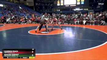 157 lbs Finals (8 Team) - Edmund Enright, Chicago (Mt. Carmel) vs Cameron Peach, Yorkville (H.S.)