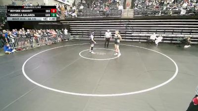 3A 170 lbs Cons. Round 2 - Boydee Gravatt, Union vs Isabella Galarza, Carbon