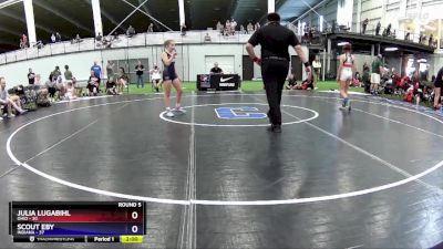 97 lbs Round 5 (6 Team) - Julia Lugabihl, Ohio vs Scout Eby, Indiana