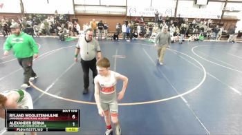 78 lbs Champ. Round 1 - Alexander Serna, Payson Lions Wrestling Club vs Ryland Woolstenhulme, Sanderson Wrestling Academy