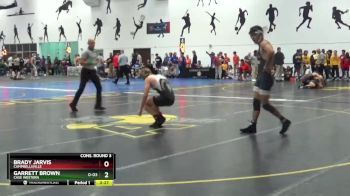 157 Freshman/Soph Cons. Round 3 - Brady Jarvis, Campbellsville vs Garrett Brown, Case Western