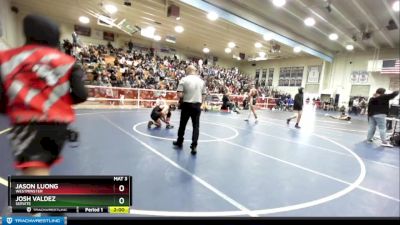 145 lbs Champ. Round 2 - Josh Valdez, Servite vs Jason Luong, Westminster