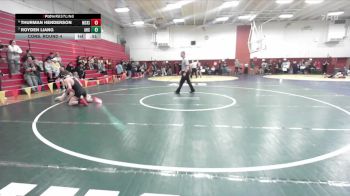 134 lbs Cons. Round 4 - Thurman Henderson, Mc Kinleyville vs Royden Liang, American