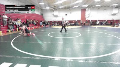 134 lbs Cons. Round 4 - Thurman Henderson, Mc Kinleyville vs Royden Liang, American