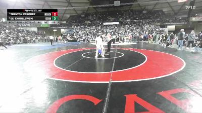 Boys 4A 144 lbs Cons. Round 5 - Eli Chmielewski, Issaquah vs Trenton Vasquez, Moses Lake