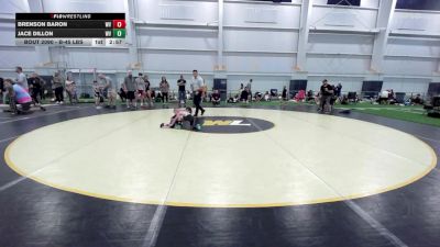 B-45 lbs Consi Of 16 #2 - Brenson Baron, WV vs Jace Dillon, WV