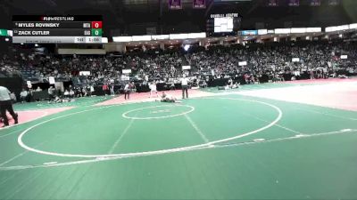 140 lbs Champ. Round 2 - Myles Rovinsky, MTA2 vs Zack Cutler, EAG2