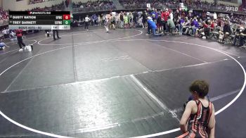 90 lbs Champ. Round 1 - Trey Barnett, Elm Creek Youth Wrestling Club vs Dusty Nation, Ogallala Youth Wrestling Club