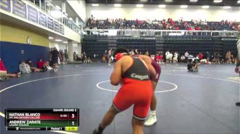 197 lbs Champ. Round 2 - Andrew Zarate, Lassen College vs Nathan Blanco, Mt. San Antonio College