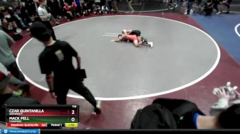 113 lbs Champ. Round 2 - Czar Quintanilla, University vs Mack Pell, Cashmere
