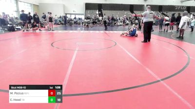 116 lbs Rr Rnd 1 - Michael Pocius, Refinery Wrestling Youth vs Cullen Hood, Triumph Trained