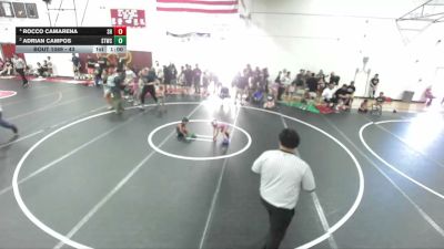 43 lbs Round 2 - Adrian Campos, SoCal Hammers vs Rocco Camarena, SoCal Hammers